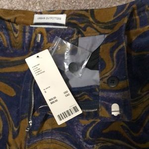 Nwt Uo Malia Uncut Corduroy Flare Pants 
